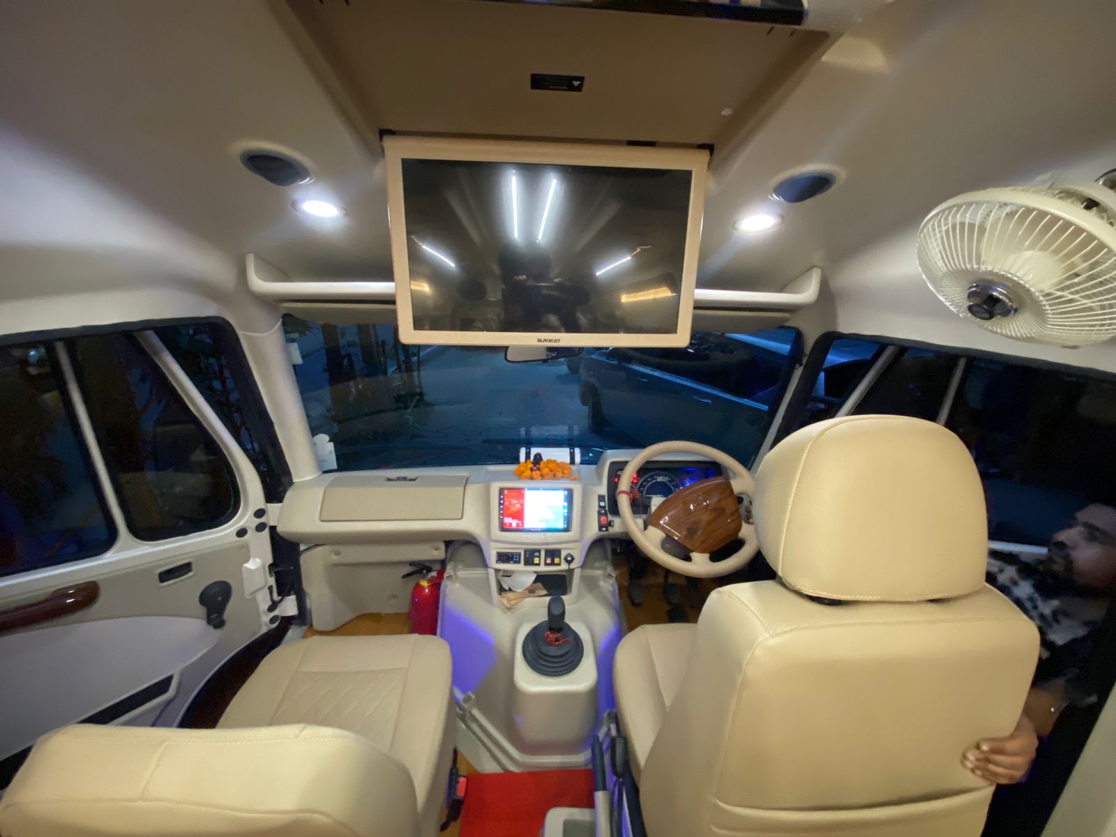Force Urbania dashboard and driver area